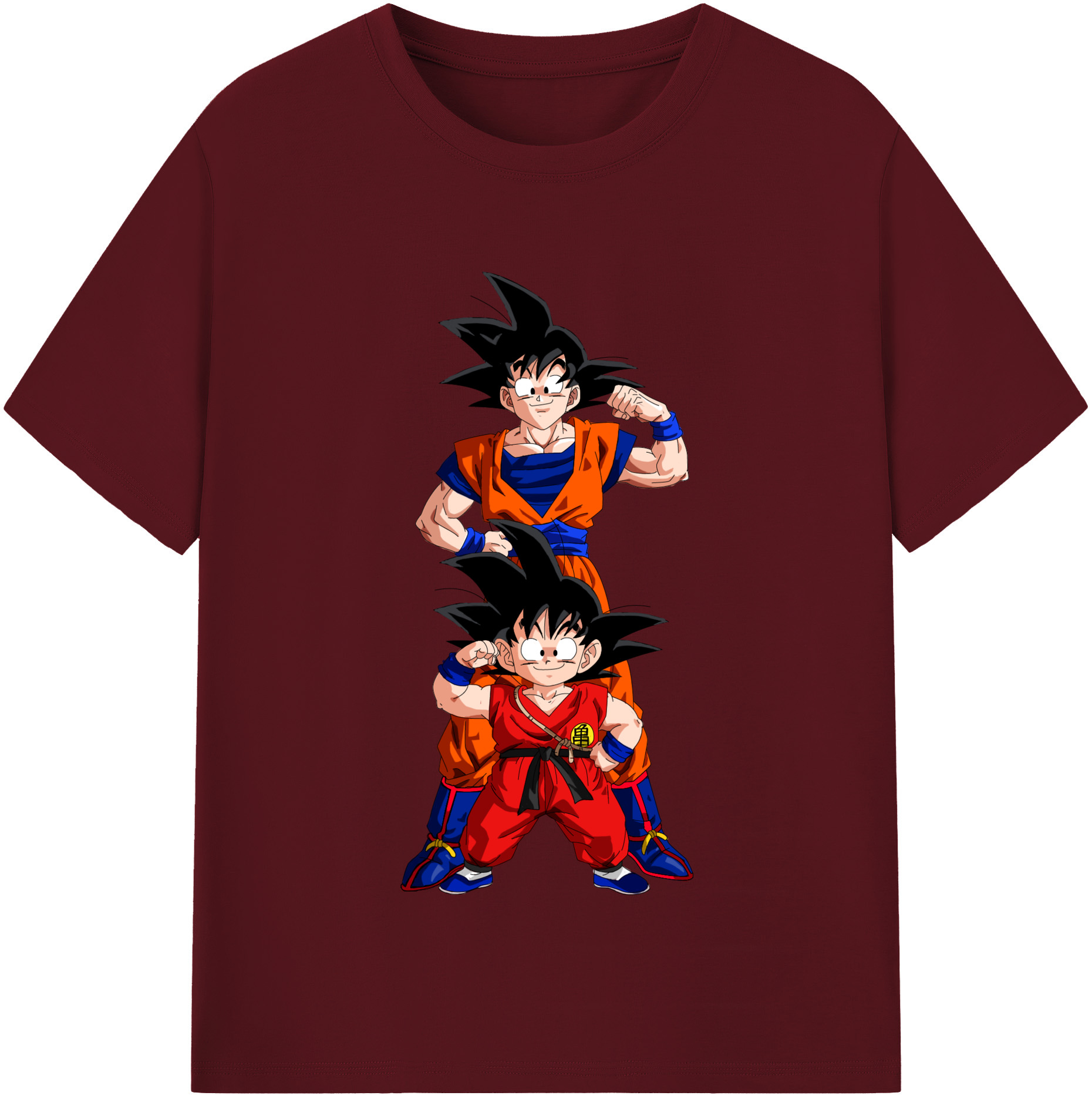 （画像用） ドラゴンボール 孫悟空（そん ごくう）Son Goku カカロット DRAGON BALL Kakarotto 綿100％半袖Tシャツ（フロントプリント）